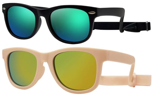 COOLSOME Toddler/Baby Flexible UV Protection Polarized Sunglasses Small for Age 0-3 - Main Image