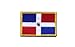 Produktbild Aufnäher Patch Flagge Dominikanische Republik - 8 x 6 cm
