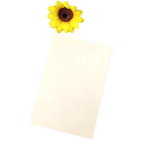50pcs 5"x7" 250 GSM Ivory Pearl Paper Blank Inner Sheets Printable Invitation Invite for Wedding Birthday