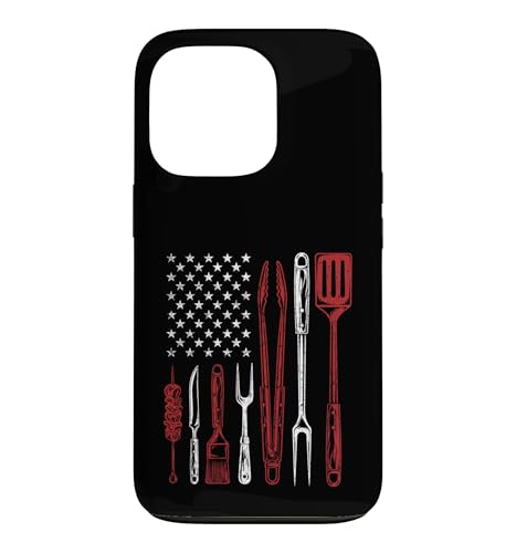 Grill Tools �A�����J���� BBQ ���� �s�b�g�}�X�^�[ �O�����V�F�t �X�}�z�P�[�X iPhone 13 Pro �p