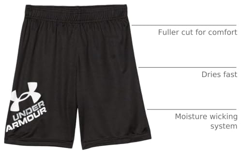 Image of Under Armour Boys' Prototype Performance Shorts, Elastic Waistband, Lightweight & Fast-Drying