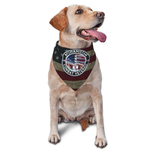 US Army O-10 General O10 GEN General Officer Ranks Afghanistan Combat Veteran Dog Scarf Pet Bandana Cat Pet Bibs