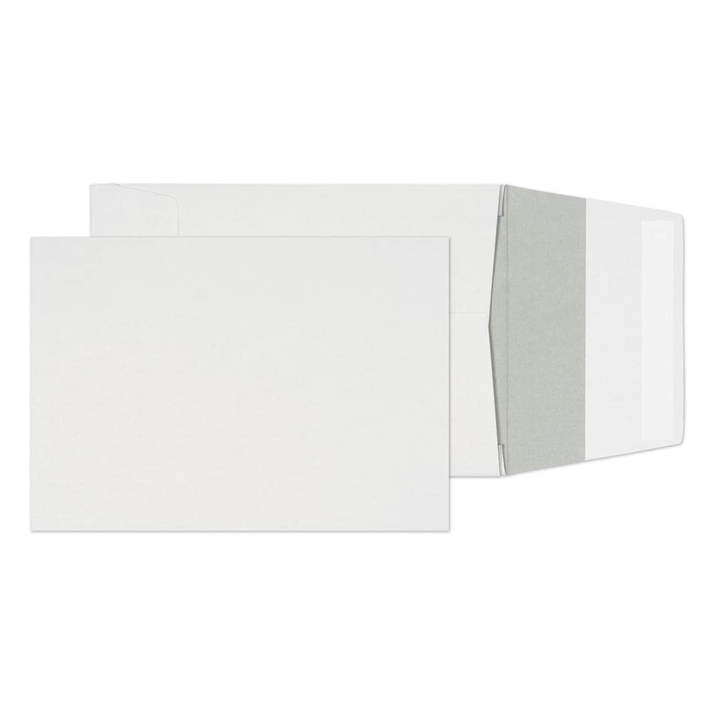 Purely Packaging Vita Purely Gusset Envelopes C6 Peel & Seal 162 X 114 X 25 Mm Plain 120 Gsm White Pack Of 125