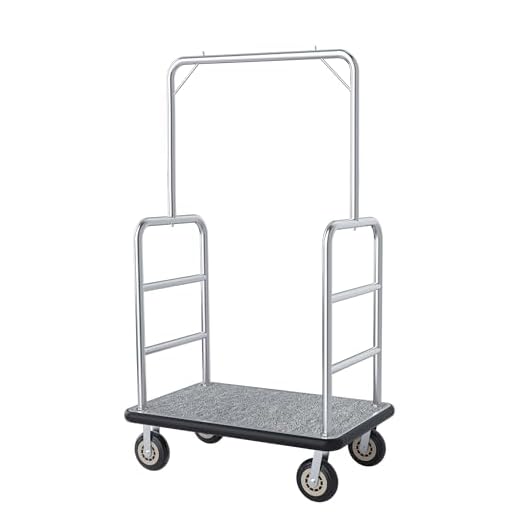 Commercial Hotel Luggage Cart with High Capacity