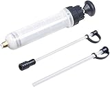 Vataler 200cc Oil Fluid Extractor, Fluid Syringe Pump Manual Suction Vacuum Fuel for ATV's, Boats, Farm Equipment, Industrial Gear Boxes, Motor Vehicles, Oil Change Evacuation Pump