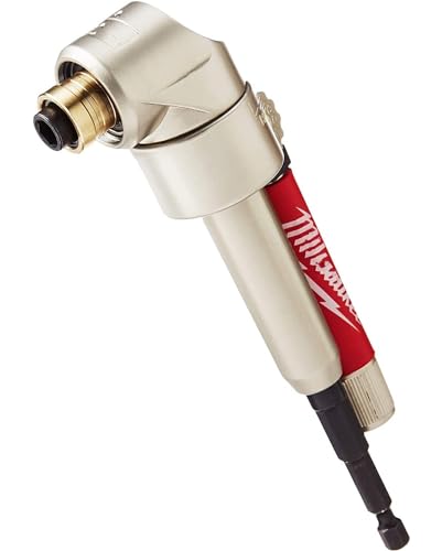 Image of For Milwaukee 49-22-8510 1 /4-Inch 90-Degree Angle Offset Power Groove Drive Adapter