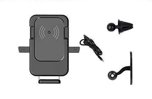 MyGica draadloze autolader, snellader, 7,5 W, compatibel met iPhone 11/XS/XR/X/8/8 Plus, 10 W, Galaxy S10/S9/S8/Note10/Note 9, 5 W, Qi-Enabled