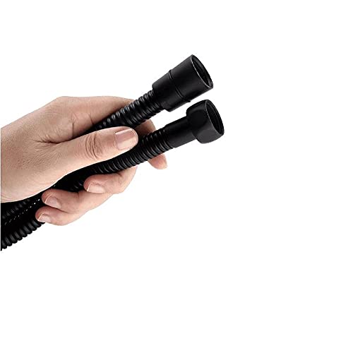Tubo Doccia Tubo flessibile dell'acqua del bagno Acqua opaca del tubo della doccia nero opaco for il bagno 304 Acciaio inossidabile Acciaio inossidabile Doccia rubinetto rubinetto Acceessories 1.5m 2m
