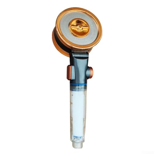 Cabezal de ducha, filtro de ducha de mano de 20 cm con purificación de agua, aumento de presión de doble cara, flujo ajustable para el cuidado de la piel del baño