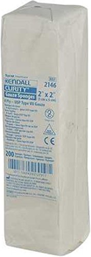 Curity Nonsterile Gauze Sponge 2" x 2" (Bolsa de 200)