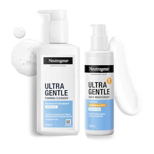 Image of Neutrogena Ultra Gentle Moisturizer SPF15 100ml & Neutrogena Ultra Gentle Foaming Cleanser 200 ml Combo