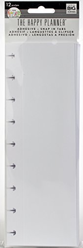 Happy Planner Medium Adhesive Snap-in Tabs 12/Pkg-