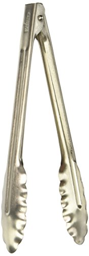 Winco UT-9 Coiled Spring Heavyweight Stainless Steel Utility Tong, 9-Inch