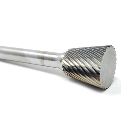 Fresa de carburo Single Cut SN-6 5/8" x 3/4" con vástago 1/4" miniatura 3