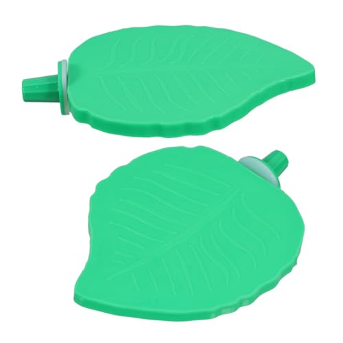 CIYODO 2pcs Leaf Shaped Parrot Platform Bird Material Perches for Cage Cockatiel Exercise Stand Engaging Bird Perch Accessories for Parakeets and Lovebirds