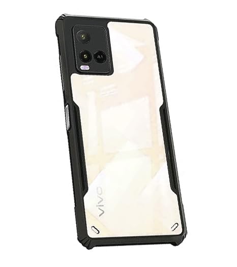 COBERTA Back Cover for Vivo T1x Back Cover Case - Black Transparent (B0CGD57RBS) Amazon Price History, Amazon Price Tracker