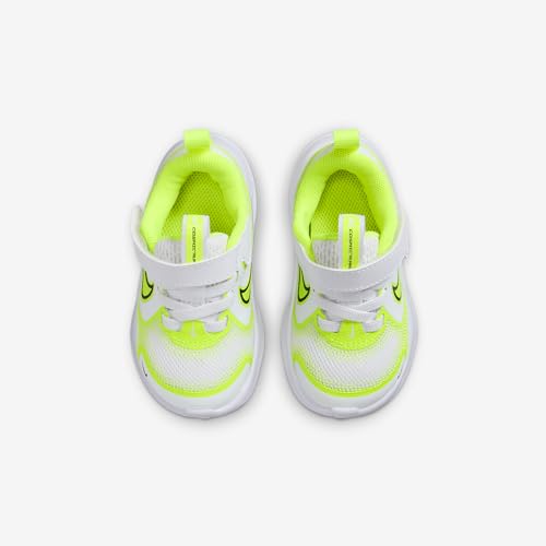 Nike Cosmic Runner Baby/Toddler Shoes (HM4401-106, White/Volt/Black)4