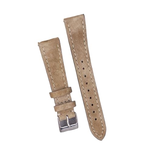 Cong Yi �X�G�[�h���U�[���v�X�g���b�v���B���e�[�W�u���E�����v�o���h 18 �~�����[�g�� 20 22 �~�����[�g���N�C�b�N�����[�X���v�o���h���X�g�o���h�A�N�Z�T���[(Light coffee,20mm gold buckle)