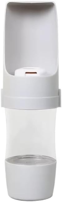 Botella de agua portátil para perros, agua de viaje con recipiente para alimentos, a prueba de fugas y botella de agua ligera para perros, artículos