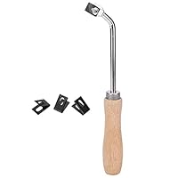 Schlitzmesser Bodenwerkzeuge Groover Buchenholz Grooving Gouge Stahl Schlitzmesser Bodenbelag Schweißen Schneidwerkzeug für PVC-Kunststoffböden