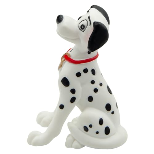 Bullyland 12513 - Spielfigur Pongo aus Walt Disney 101 Dalmatiner, ca. 6,5 cm, detailgetreu, ideal als kleines Geschenk für Kinder ab 3 Jahren, Schwarz