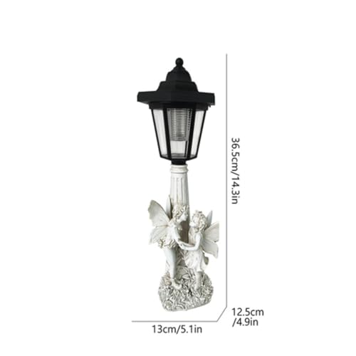 Lámpara de jardín de cupido solar e impermeable para una decoración exterior duradera 4