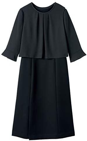 Amazon Co Jp セシール ブラックフォーマル ワンピース 洗濯機ok Ai 393 レディース 服 ファッション小物