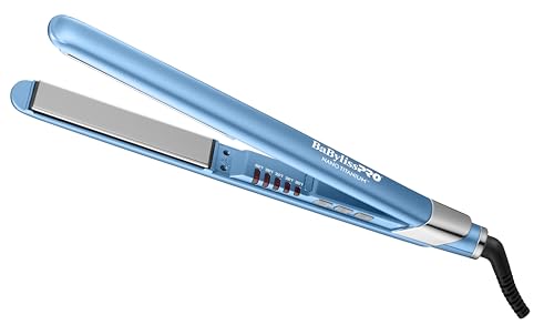 BaBylissPRO 1 1/2" Ultra-Sleek Straightening Iron BabylissPRO Nano Titanium Ultra-Sleek Hair Straightener, Flat Iron for All Hair Types