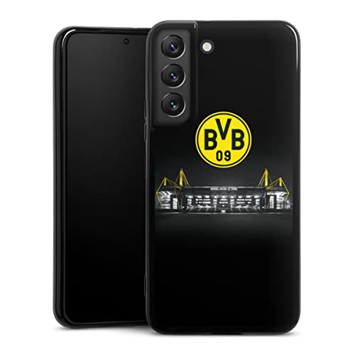 DeinDesign Silikon Hülle kompatibel mit Samsung Galaxy S22 Case schwarz Handyhülle BVB Stadion Borussia Dortmund Cover