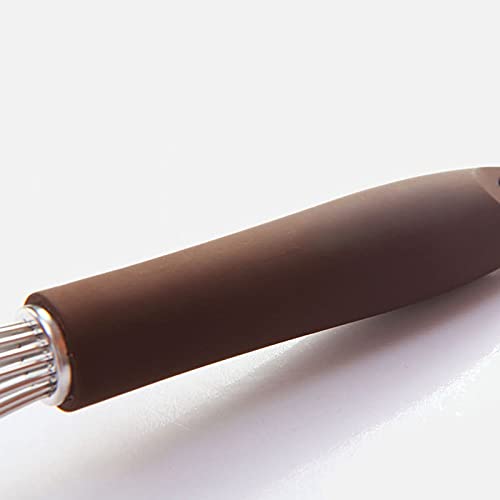 Batidor de cocina acero inoxidable con mango antideslizante y diseño ergonómico for un agarre cómodo