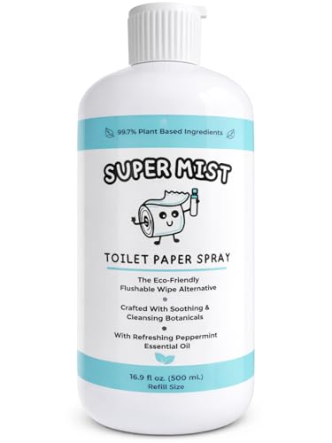 Toilet Paper Spray Refill, Peppermint, 16.9 fl oz