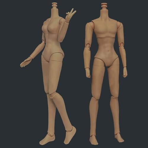 Muñeco BJD articulado 1/8 sin cabeza tipo masculino miniatura 4