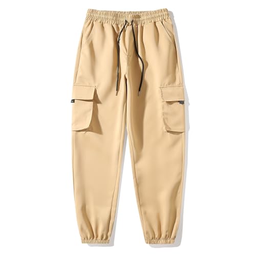 Men's Lightweight Slim Cargo Tactical Pants, Quick Dry Breathable Workout Joggers Outdoor Hiking Pants with Pockets4