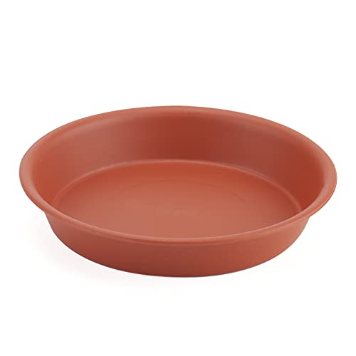 KEILEOHO 20 Pack 15 cm Red Plant & Pot Saucers, Red Flower Pot Drip Trays for Indoor & Outdoor Garden Plants (6 inch) - Image 3