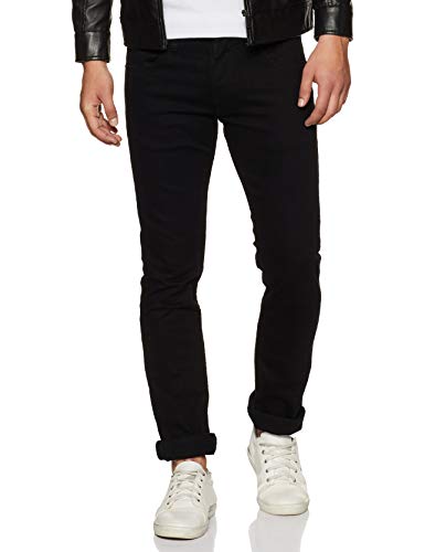 Image of Levi's Mens 5 Pocket Coated Jeans (65504) (Black 28)