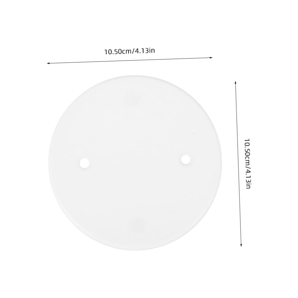 PRETYZOOM 50pcs Ceiling Box Cover Plate Round White Blank Decorative Cover for Electric Plug for Cable Management Tidy and Organized