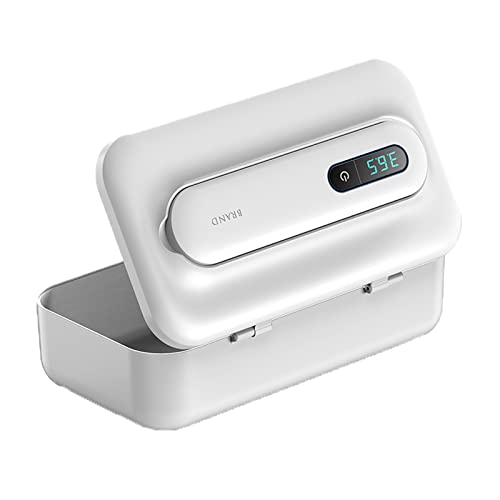 Cell Phone Cleaning Box Portable Rechargeable Hot Heat Towel Cleaning Cabinet Multi-Functional for Manicure Spa Hair Beauty Salon Barber Family Scissor Tools Equipment