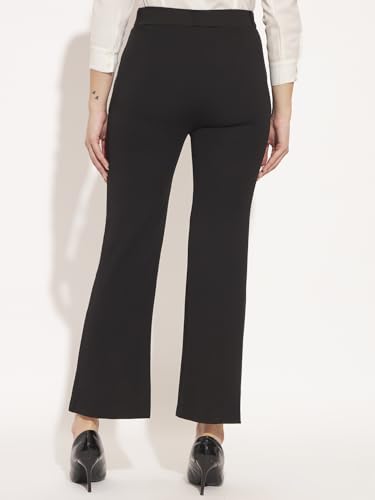 Image of Vogaan Women High Rise High Waist Trousers Flared Korean Style Formal Pants| Elegant Workwear for Office, College & Events