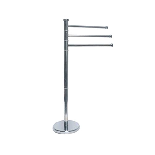 King Home P1592246 3-Arm Towel Rail Diameter 23 x 88 cm, Multi-coloured, diameter 23X88H