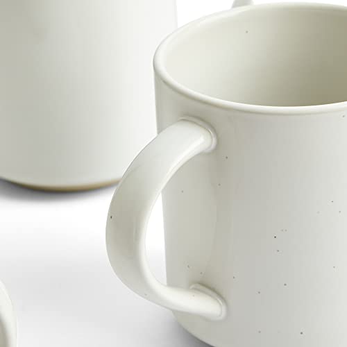 Royal Doulton Urban Dining Handled Mug 390ml/13.2oz White Set of 4, 8.6 cm (W) x 9.4 cm (H) - Image 2