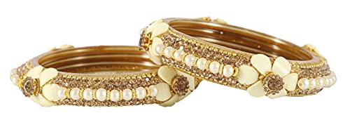 Image of NMII Viral Multi Colour Glass Bangles with Golden Ghungroo Charms & Stone Work For Women & Girls | Fancy Designer Glass Bangle | Traditional Chudi | Kanch Ki Churi | Stylish Ghungroo Bangle For Women