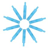 OSOLADY 10 piezas Clips para Cubo de Basura Antideslizantes Abrazaderas de Plástico Duraderas para Fijar Bolsas Soporte Resistente para Bolsas de Basura Hogar y Oficina