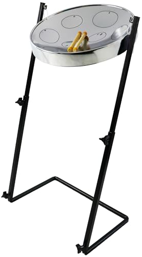 Jumbie Jam Steel Drum Ready-To-Play-Kit Chrome Finish with Metal Z-Floor Stand product thumbnail 2