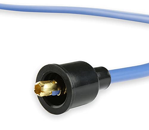 Accel 4039B Spark Plug Wire Set - Super Stock Copper Core 8Mm - 90 Deg. Boots - Blue #TOP4