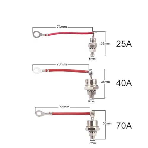 Kit rectificador diodo generador RSK6001 con varistor de 70 A y 25 A 3