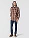 Carhartt Men's Loose Fit Midweight Chambray Long-Sleeve Plaid Shirt, Sepia, 3X-Large