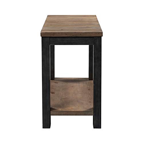 Pemberly Row Contemporary Wood Sofa Table In Charcoal #TOP2