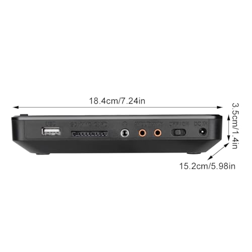 Haut-parleur volume élevé avec lecteur externe CD/DVD multimédia