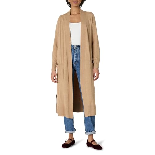 Amazon Essentials Cardigan Leggero con Lunghezza a Spolverino