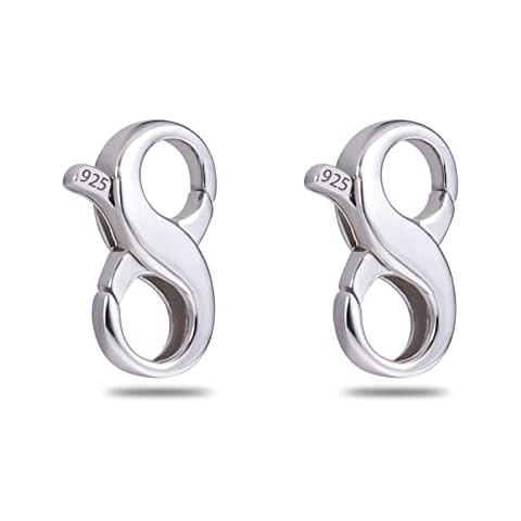 KINBOM 2pcs Double Opening Lobster Clasps Cover